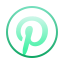 Icone de acesso ao pinterest